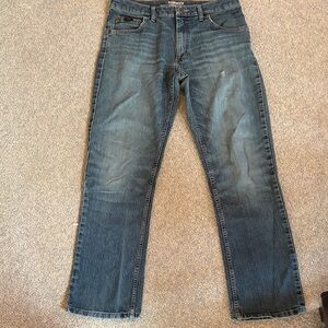 Wrangler Men's Classic Straight Advanced Comfort Blue Jeans